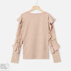 Blusa Feminina Babados Floral